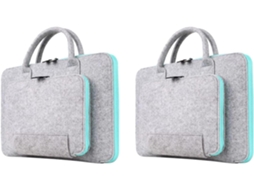 Conjunto de 2 Bolsas Universais para Laptop e Notebook Pro Retina SFUSHOS