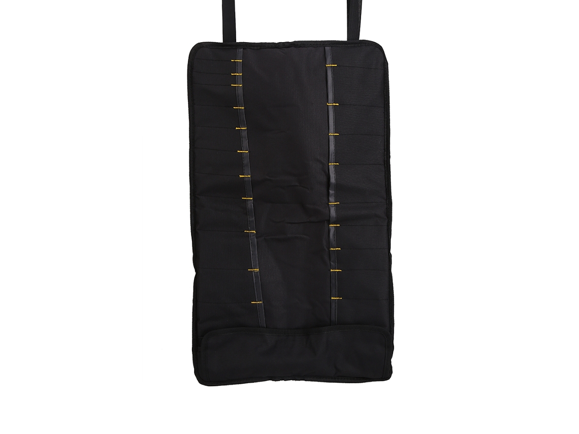 Set De Ferramentas Mecânicas Com Bolsa Rolável Portátil Vermelha Para Ferramentas Manuais E Armazenamento