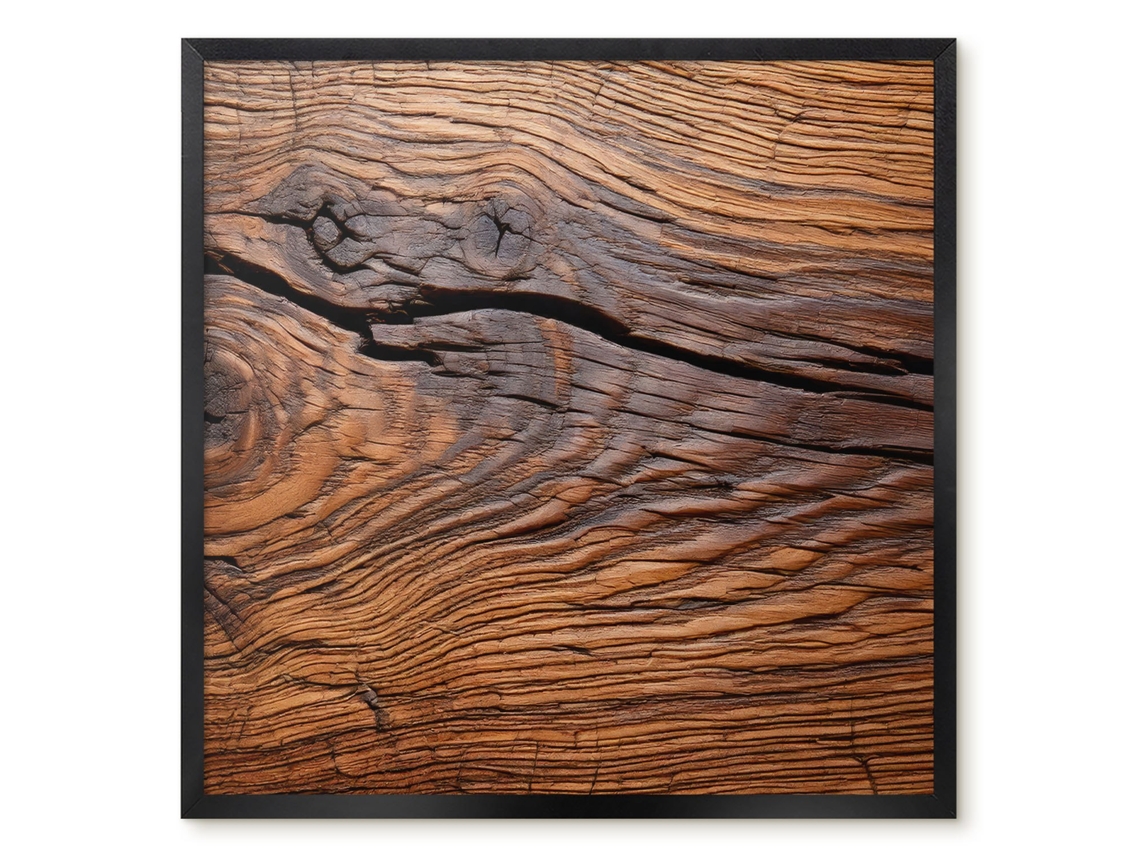 Magnetic Board For Wall Wooden Texture For The Bedroom Espelharte (50x50 Cm)