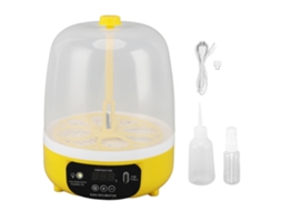 Incubadora de ovos mini com controle de temperatura, umidade, USB para aves domésticas