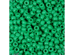 1000 Peças Miçangas Pony 6x9mm Para Pulseiras E Cabelo - Verde - Eifson