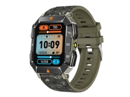 Smartwatch Masculino À Prova D'Água Lanterna Led Tela 1.83 Fitness Ios/Android NEVEANCE
