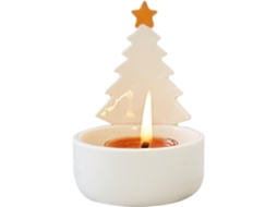 Porta-velas Decorativo Em Formato De Árvore De Natal |