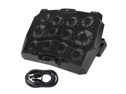 Base Cooler Laptop com 12 Ventoinhas 3500rpm Type C Ajustável