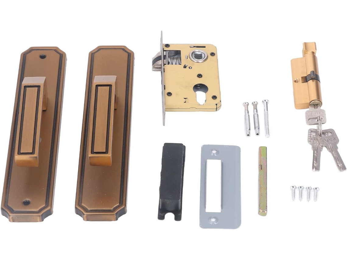 Maçaneta De Porta, Puxador De Porta, Fechadura De Porta, Fechadura Resistente Em Liga De Alumínio Antiferrugem, Maçaneta