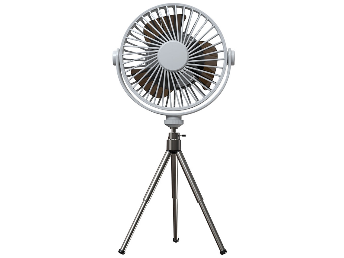 Ventilador Tripé Portátil Usb Recarregável 3 Velocidades