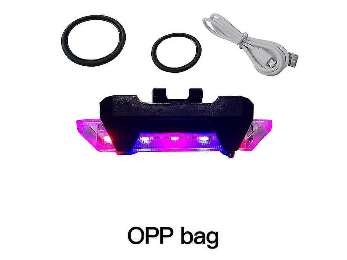 Lanterna Traseira à prova d'água para Bicicleta BRILVIBERA, com farol de led