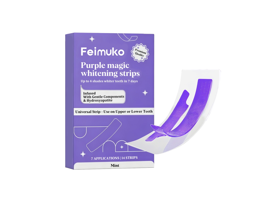 Parche Dental Feimuko Púrpura com Toque de Hortelã para Vida Mais Fresca LAXISCREED