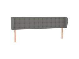 Headboard, Headboards Vidaxl Cinzeto Tecido (163 X 16 X 78/88 Cm)