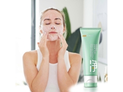 Beauty Amino Dual Tube Facial Cleanser, Limpador Penetrante De Poros, Para Limpeza, Hidratação E Limpeza Suave Da Pele (100g)
