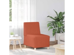 Vidaxl Unidade De Sofá Modular Sem Braços Laranja 55 X 74 X 82 Cm