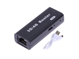 Roteador, Ponto De Acesso Wi-fi, Compatível Com 3g/4g, Wlan, Interface Rj45, Cabo Usb.