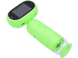 Mini Microscópio De Brinquedo, Microscópio Hd 1080p Para Crianças Com 8