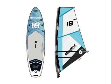 Prancha BEHUMAX Windsurf Pro 10.6 + Vela Windsurf 6'