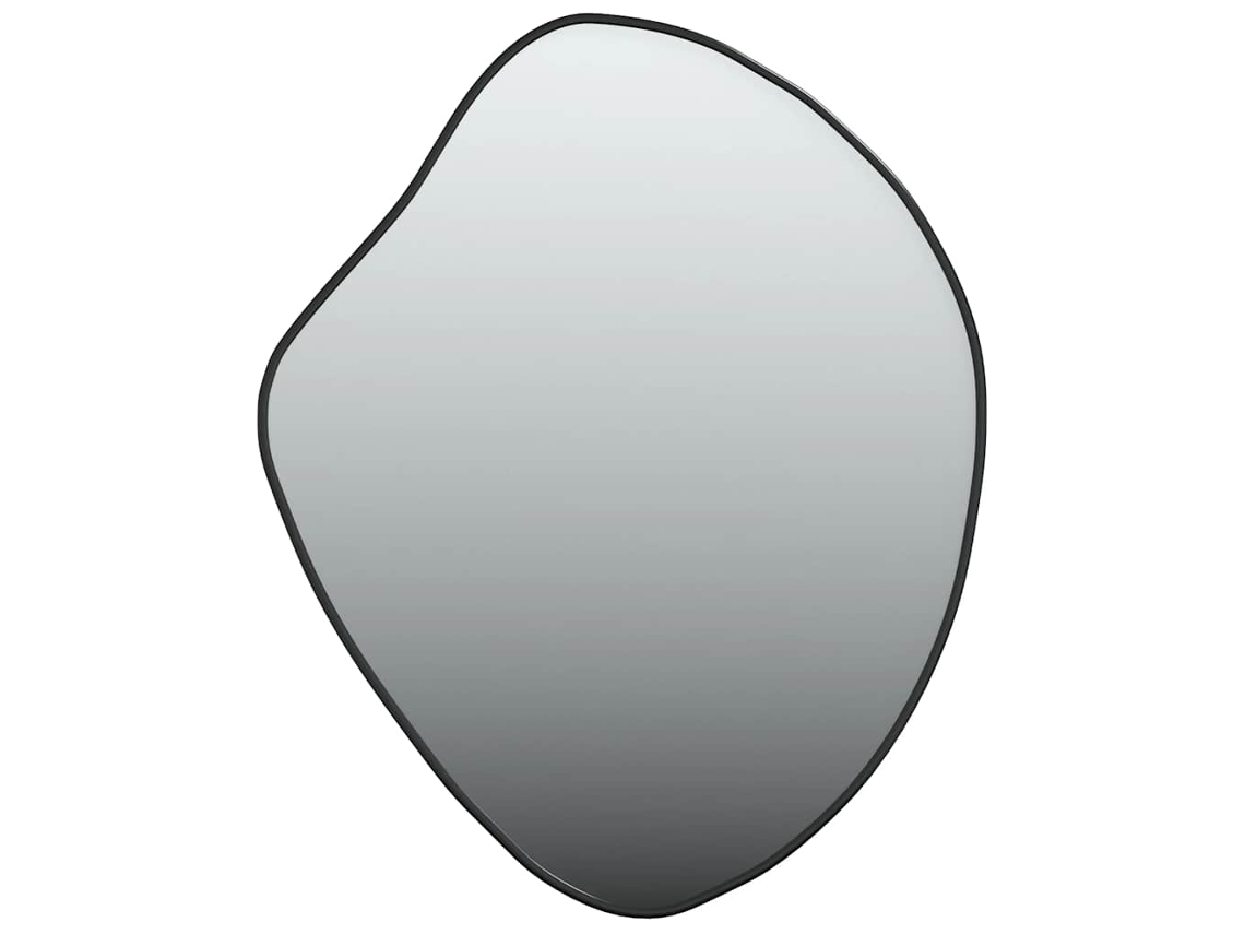 Wall Mirror, Wall Mirrors Vidaxl Preto Vidro (50 X 40 Cm)