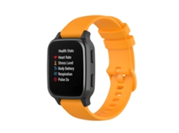 Bracelete Para Garmin Venu 2 Plus (20mm) Amarelo Cuich
