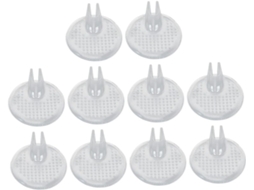 Protetores De Dedos Galpada, Palmilhas Autoadesivas De Gel Para A Parte Frontal Do Pé, Silicone, 5 Pares, Absorvem E