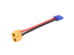 Laxiscreed Adaptador Ec2 Macho Para Xt60 Fêmea, Kit De 2 Peças Para Baterias De Lítio, Nimh E Nicd