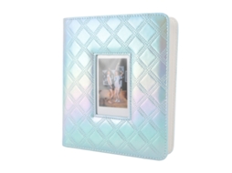 Photo Album 36 Pages 288 And 1 Pockets Pu Leather Cover Pvc Water Proof Lining 3in Picture Album For Cards Tickets Colorful Light Blue LAXISCREED