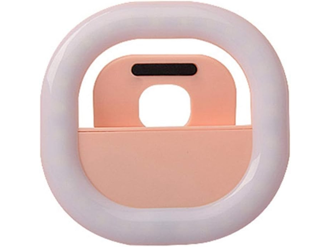 Anel De Luz Led Para Selfies Com Flash (cor: Rosa)