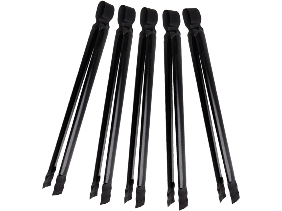 Pinças Para Lareira Ibasenice De 5 Peças, Pinças Para Churrasco, Cabo Alongado, Utensílios Para Fogueira Ao Ar Livre
