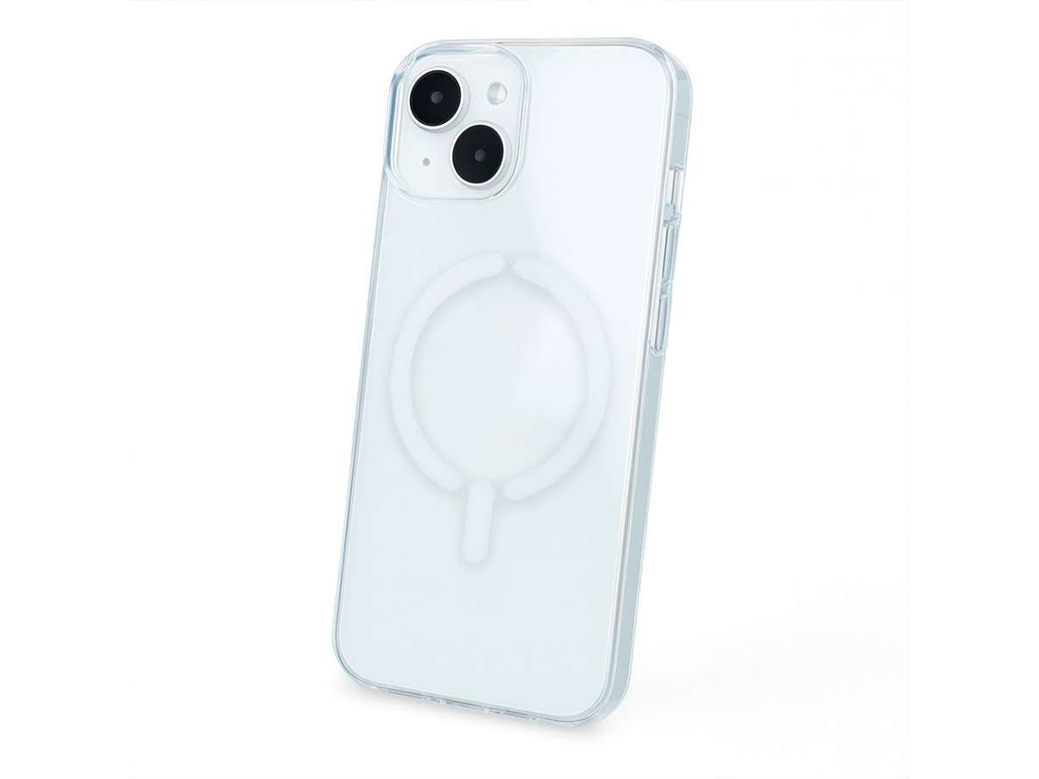 Funda Transparente Logo Compatible com Magsafe para iPhone 13 LA CASA DE LAS CARCASAS