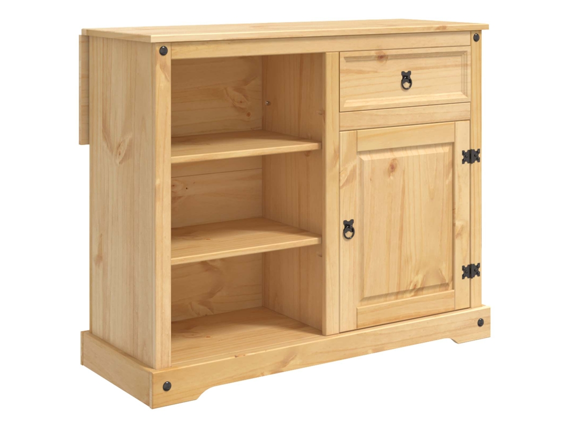 Vidaxl Carrinho De Cozinha 2 Pcs Cera De Mel 112 X 70 X 91,5 Cm