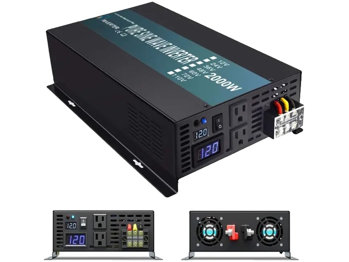 Inversor Solar, Onda Senoidal Pura, Múltiplas Opções De Potência,rbp 2000w,12v,220v 230v Oem