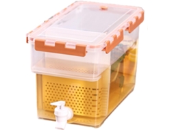 Dispensador de Bebidas Transparente com Tampa Hermética SFUSHOS
