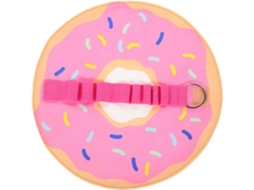 Estojo De Lona Enrolável Para Canetas E Lápis, Com Estampa De Donut, Compacto E Prático.