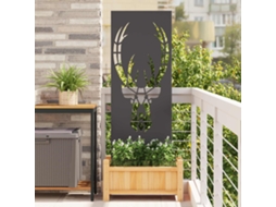 Vidaxl Tela De Privacidade Para Jardim Preto 50 X 140 Cm