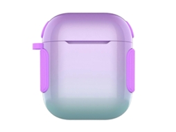 Capa Para Fone De Ouvido 2 Em 1, Verniz Colorido, Pc + Tpu Para Airpods 2/1