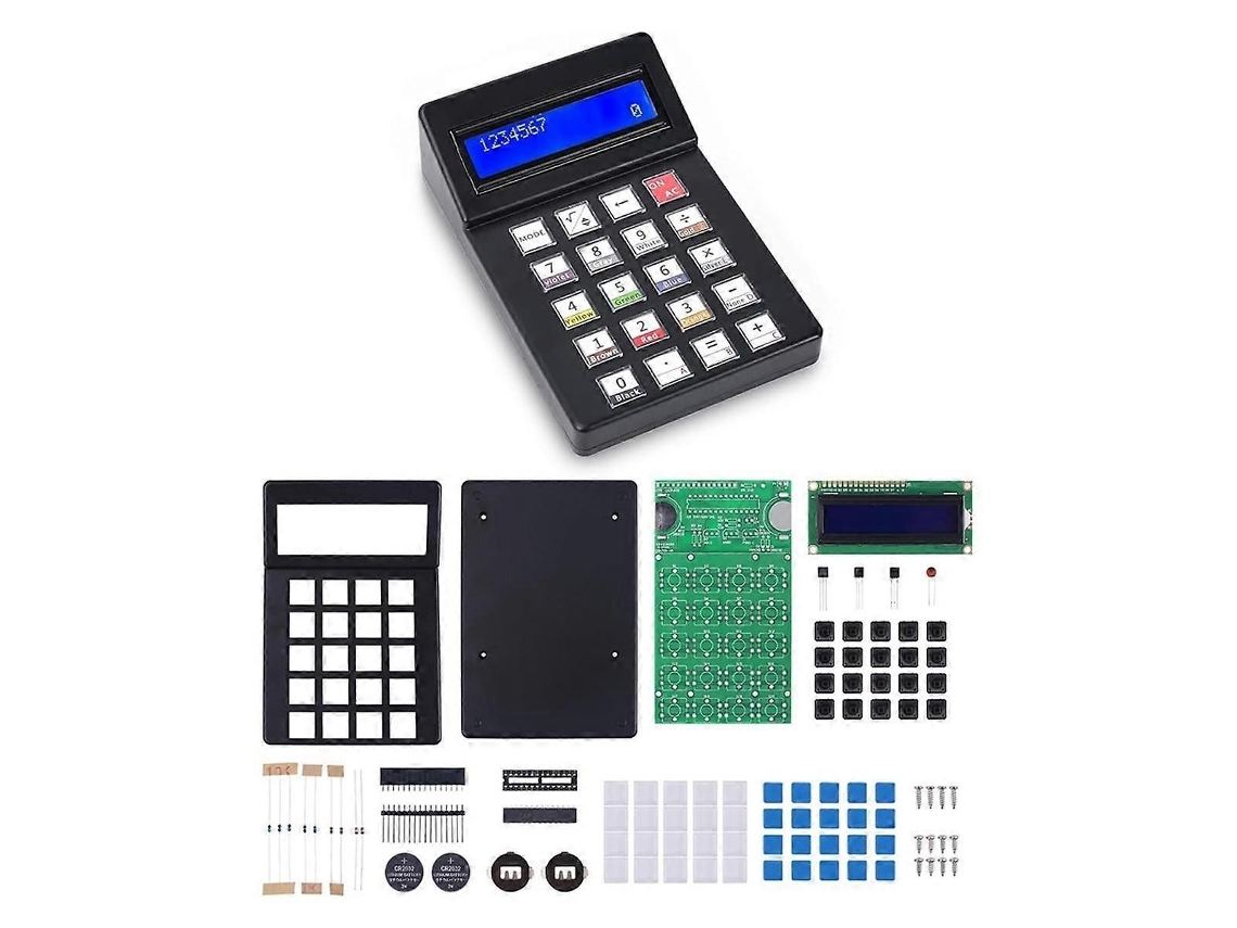 Kit De Calculadora De 7 Dígitos Para Soldagem Com Display Lcd 1602