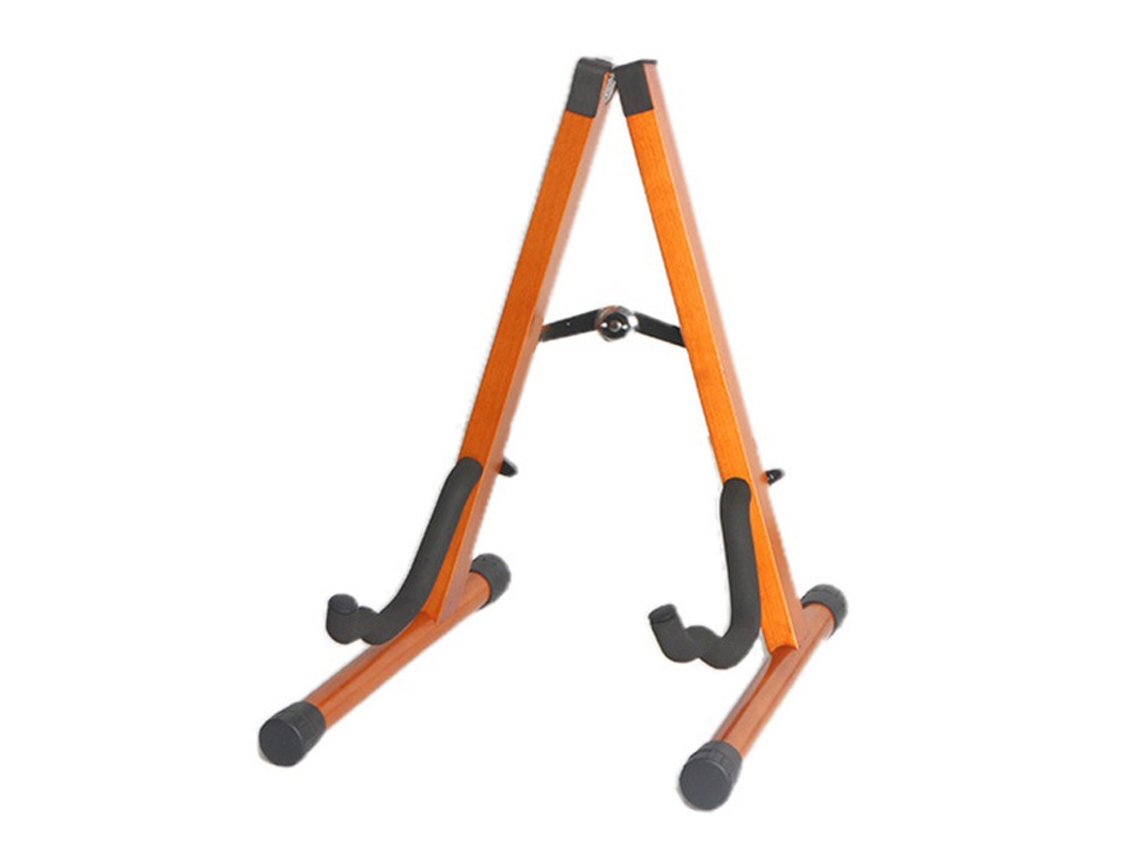 Suporte De Guitarra De Madeira Dobrável, Suporte De Chão, Base Vertical Doméstica, Suporte De Armazenamento, Cor De Madeira Escura Slowmoose