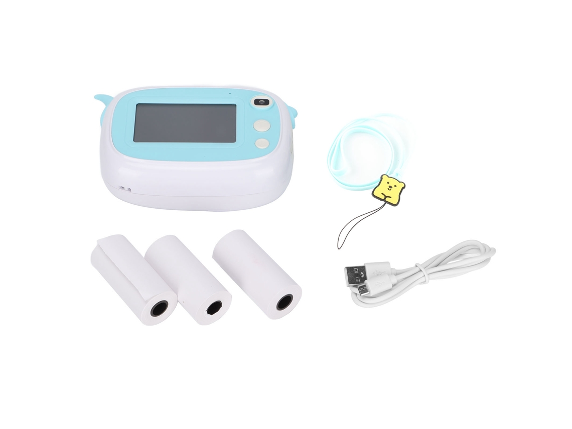 Câmera Instantânea 32gb 1080p Hd Recarregável Com 16 Molduras Para Casa E Viagens