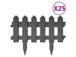 Garden Edging, Garden Edgings Vidaxl Antracite Polipropileno (n/a)