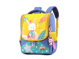 Mochila Infantil Com Desenhos Animados De Coelho Amarelo Para Jardim De Infância, Escola E Viagens Impermeável