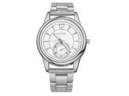 Reloj De Pulsera Para Hombre Gaiety De Aleación Lujo Noble Con Movimiento De Cuarzo Display Analógico (plata)