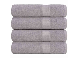 Hand Towel, Hand Towels Vidaxl Cinzeto Algodão (50 X 100 Cm)