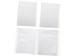 Pasta Expansível Transparente De 4 Peças Para Armazenamento E Organização De Folhetos E Fotos (plást Gokoco