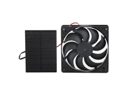 Kit Ventilador Solar com Painel Solar para Casa de Banho e Animal