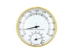 Termômetro De Sauna 2 Em 1 (fahrenheit), Termômetro E Higrômetro Para Sauna (temperatura E Umidade Internas).