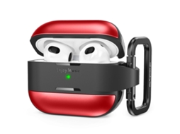 Capa Protetora Ahastyle Wg75-3 Em Tpu E Liga De Alumínio Resistente A Arranhões Para Airpods 3.