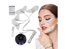 Massageador Facial Firmador Exquisite 2025 Com Almofadas Adesivas, Eletroestimulador Facial, 8 Modos, Massagead Or Elétrico De Microcorrente Ems