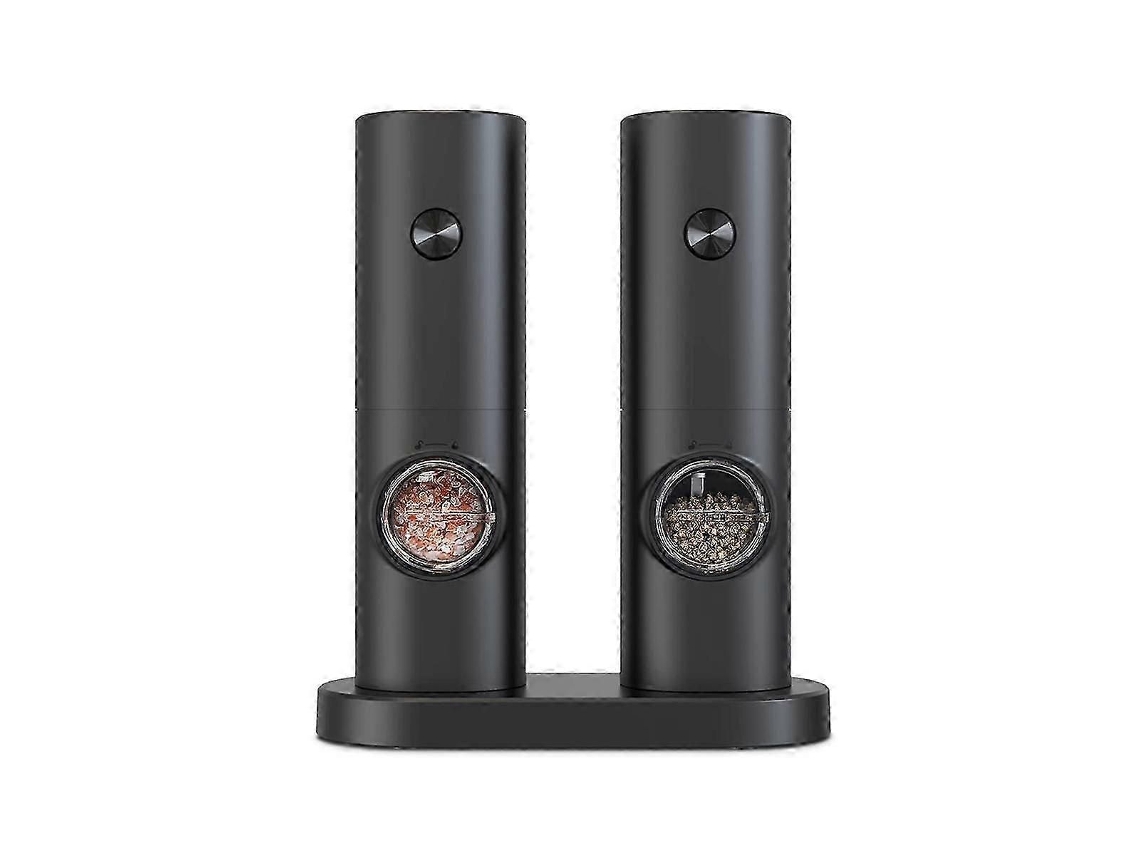 Conjunto de Moedores Elétricos GOKOCO de Sal e Pimenta com Base, 5 Níveis