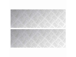 Degrau Retangular 2 Peças Prateado 60 X 20 Cm Alumínio MAISON EXCLUSIVE