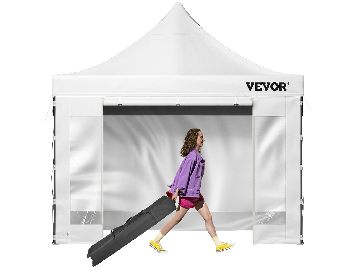 Tenda de Acampamento Pop-Up Branca VEVOR
