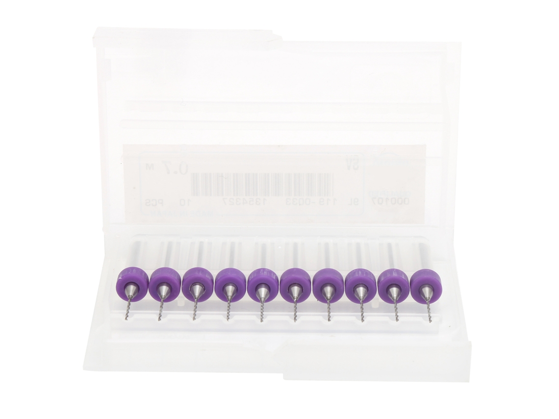 Agulha De Limpeza Bico 0.7mm Broca Micro Tungstênio Carbeto Peças Impressora 3d 10pcs