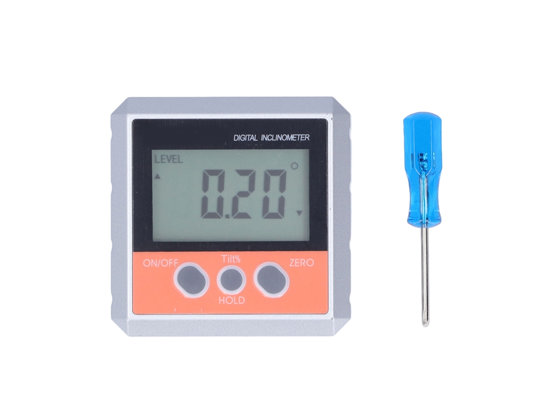 Inclinômetro Digital Magnético 4x90° Ip54 À Prova D'água Protractor Medidor de Ângulo S/MARCA