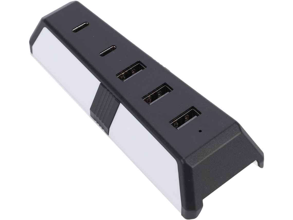 Hub Usb De 5 Portas, Ideal Para Consoles Finos, Adaptador Expansão